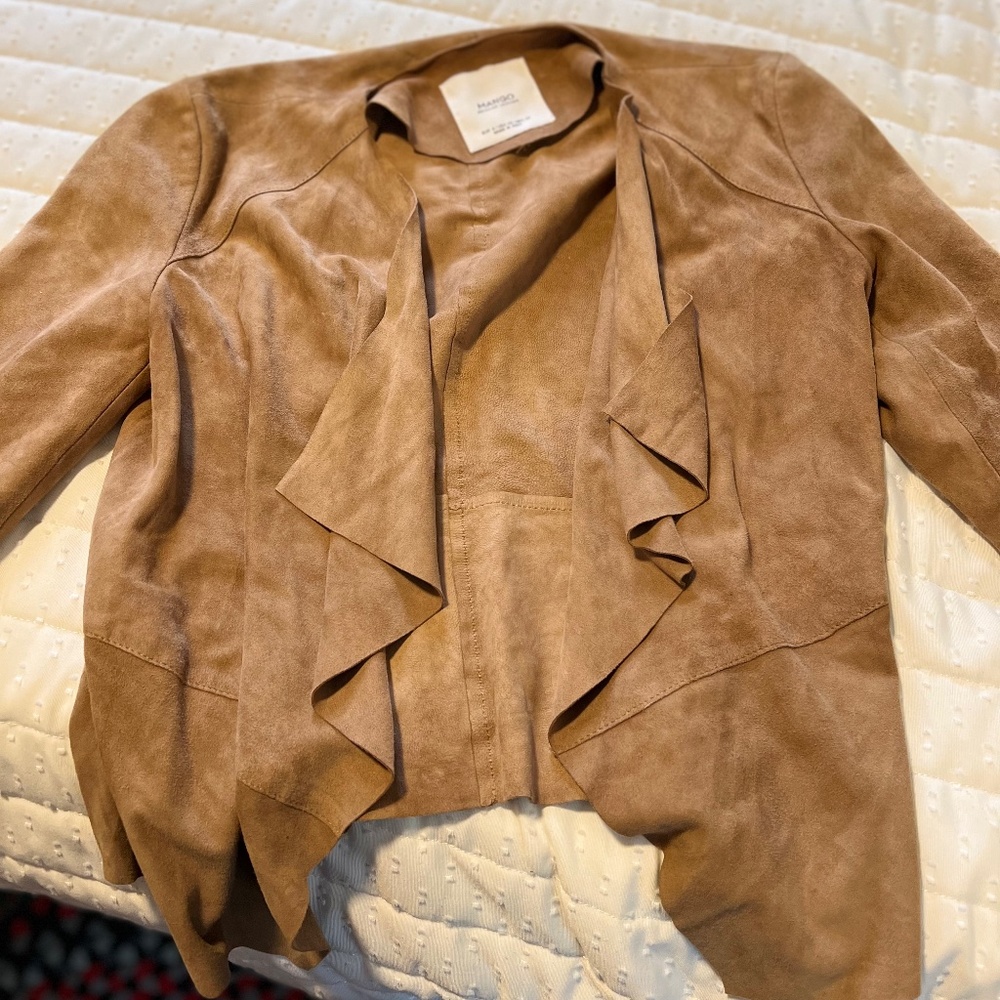 Mango leather jacket